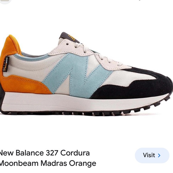 New Balance 327Cordura Moonbeam Madras Orange